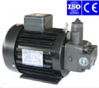 Aluminum housing electric motors for hydraulic vane pump