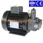 Aluminum housing electric motor vane pump set for hydraulic